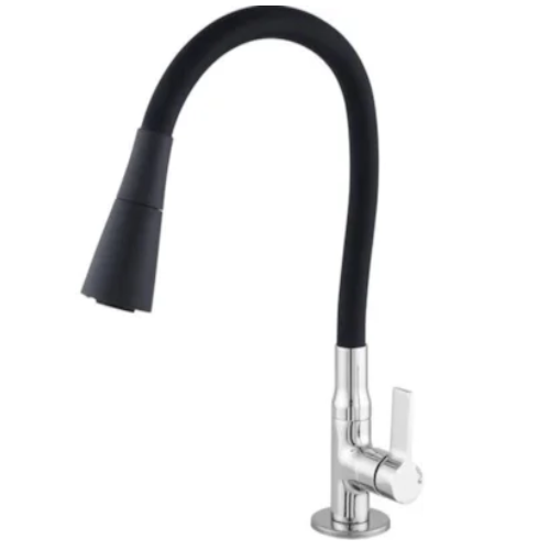 Torneira Duo 2199 Black Bica Móvel de Parede C70 Talita